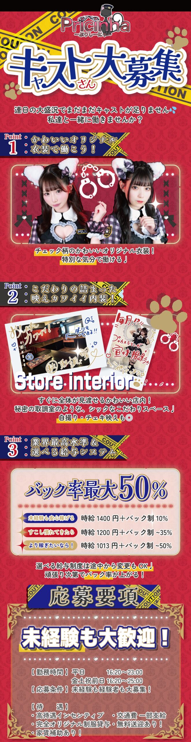 ぷりしーにゃ キャスト募集